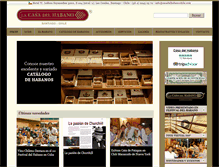 Tablet Screenshot of casadelhabanochile.com